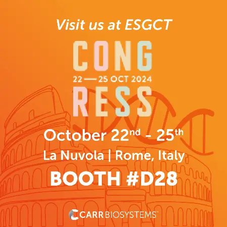 Tradeshows Fall 2024_Social Media Graphics_CARR Bio_ESGCT Congress Rome